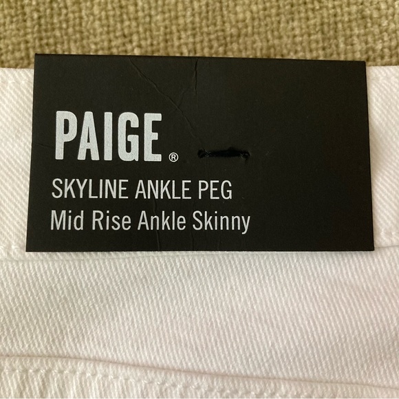 Paige Skyline Ankle PEG Mid Rise Ankle Skinny Jeans - Picture 4 of 10